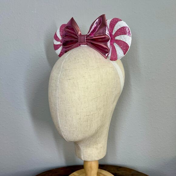 🎄 Sugar Plum Fairy Elastic Mouse Ears | Disney-Inspired Adjustable Headband - Picture 3 of 5